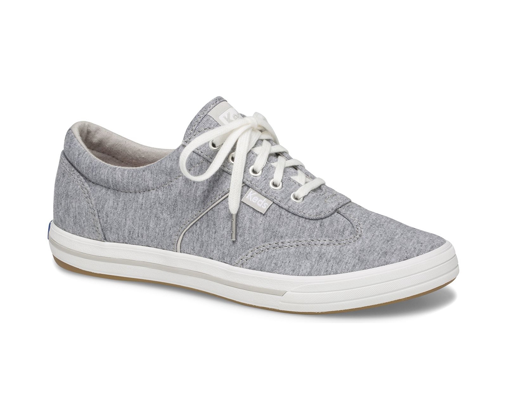 Basket Keds Femme Grise - Courty Jersey - 970-FRUSVO